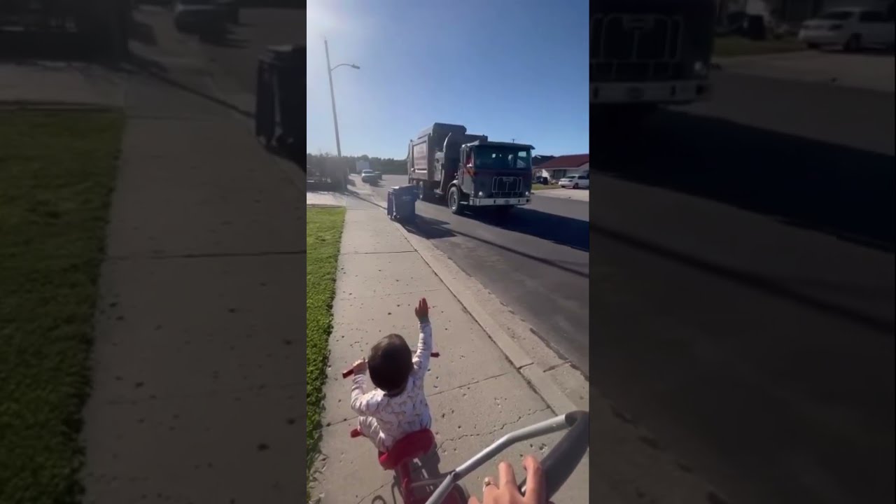 When The Trash Truck Driver Makes Your Day 