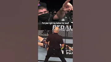 Coach Khabib Instructing Islam Makhachev To A Kimura Submission Win 