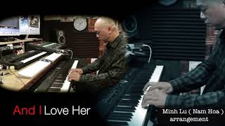 And I Love Her - piano solo ( saigon trio ) chords