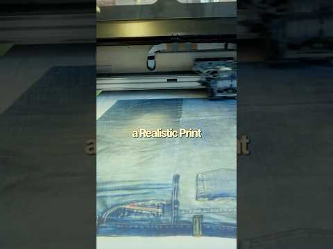 Hyper Realistic Printed Denim Wash