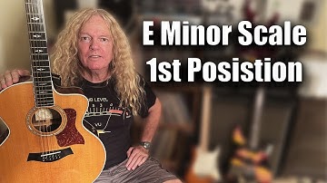 E Minor Scale 1st Position