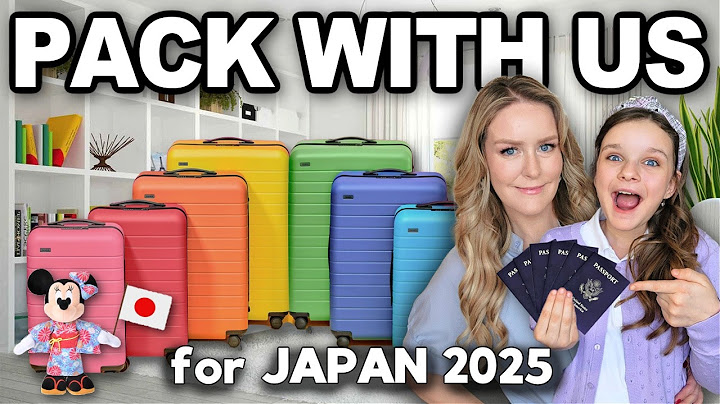 PACK WITH ME: TOKYO, JAPAN & FANTASY SPRINGS! Airplane ACTIVITIES & SNACKS