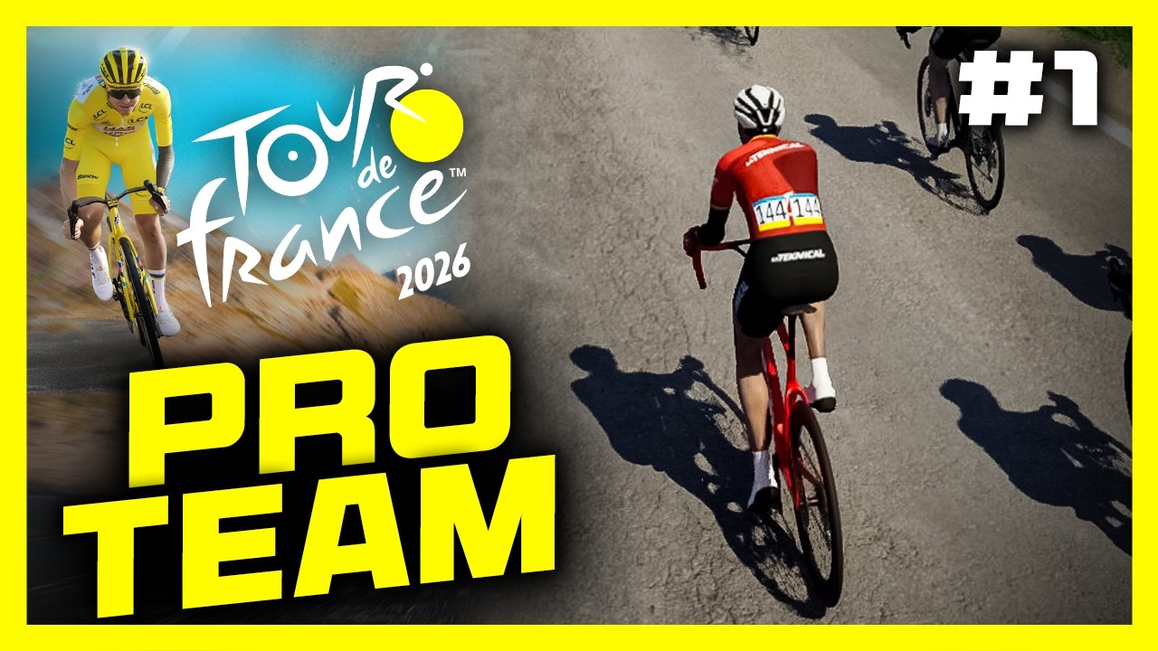 TOUR DE FRANCE 2026 - PRO TEAM #1 : Des débuts pluvieux !