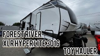 2023 Forest River XLR Hyper Lite 3016 toy hauler!!