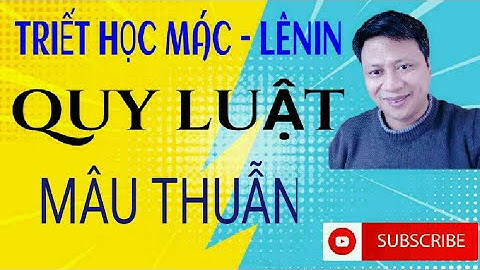 Quy luật thống nhất và đấu tranh của các mặt đối lập (không có lời giảng)