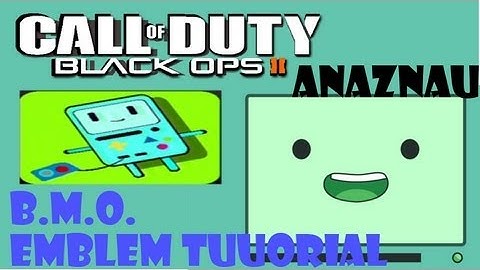 COD Black Ops 2 Emblem Tutorial BMO Adventure Time
