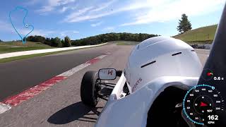 Reynard F2000 - Off in turn 2 @ CTMP (Mosport)