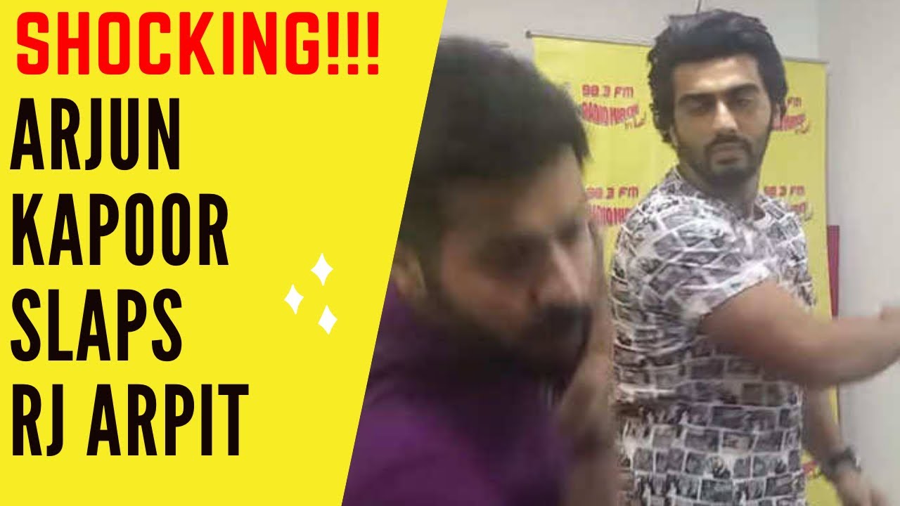 Shocking Arjun Kapoor slaps Radio Mirchi RJ  Radio Mirchi  Radio Mirchi