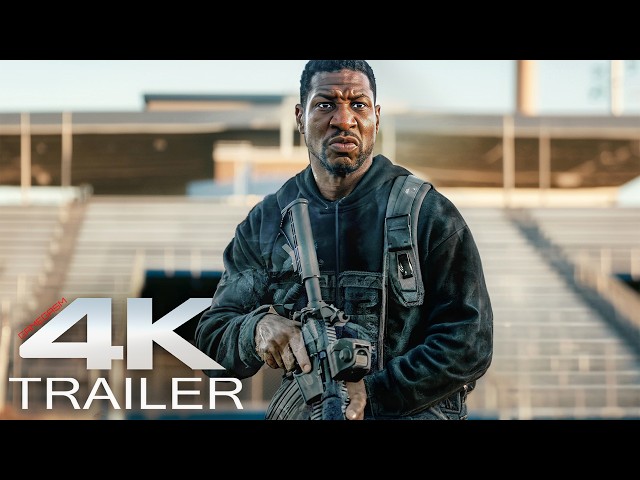 RUN HIDE FIGHT: Infidels Official Trailer (2026) Jonathan Majors Action Movie | 4K UHD