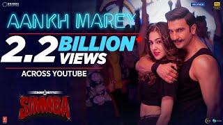 SIMMBA: Aankh Marey | Ranveer Singh, Sara Ali Khan | Tanishk Bagchi,Mika Singh,Neha Kakkar, Kumar S