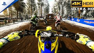 Suzuki RM-Z450 VS Unlimited Dirtbikes Snow Race - MX vs ATV Legends | Ultra Realistic 4K Gameplay screenshot 4