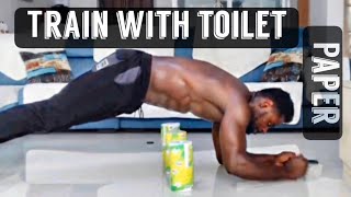 Early morning ab routine| using toilet paper