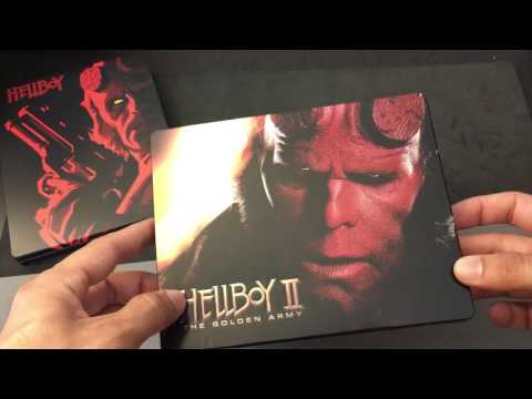 HELLBOY II THE GOLDEN ARMY [ZAVVI] STEELBOOK BLU RAY REVIEW