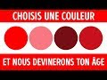 Un test de couleur qui peut rvler ton ge mental