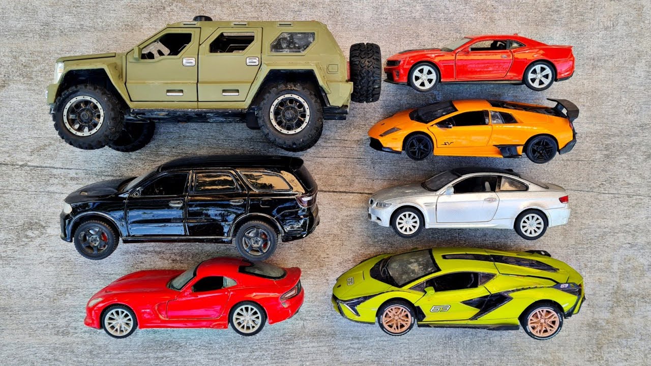 Various Diecast Cars From Different Brands Review YouTube