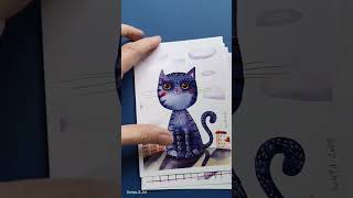 Напечатала открытки🐱