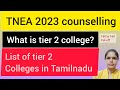 Tier 2 Engineering Colleges in Tamilnadu | TNEA round 2 colleges | cutoff 160 to 180#enggcollege