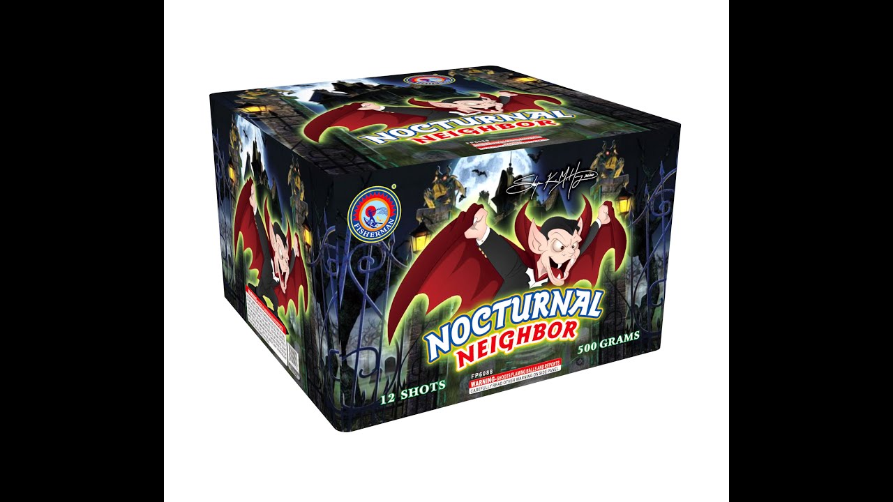 NOCTURNAL NEIGHBOR 12 SHOT 500g - 500 Gram Aerial Repeaters