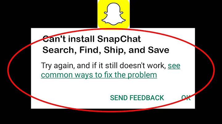 Fix Can't Install SnapChat App In Google Playstore problem in Android & Ios