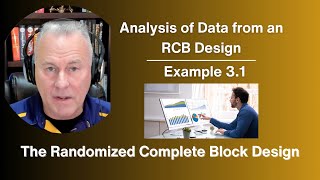 Analysis of Data from a Randomized Complete Block Design - Example 3.1