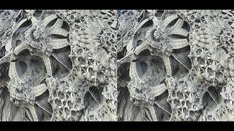 mendelbulb 3D cross view