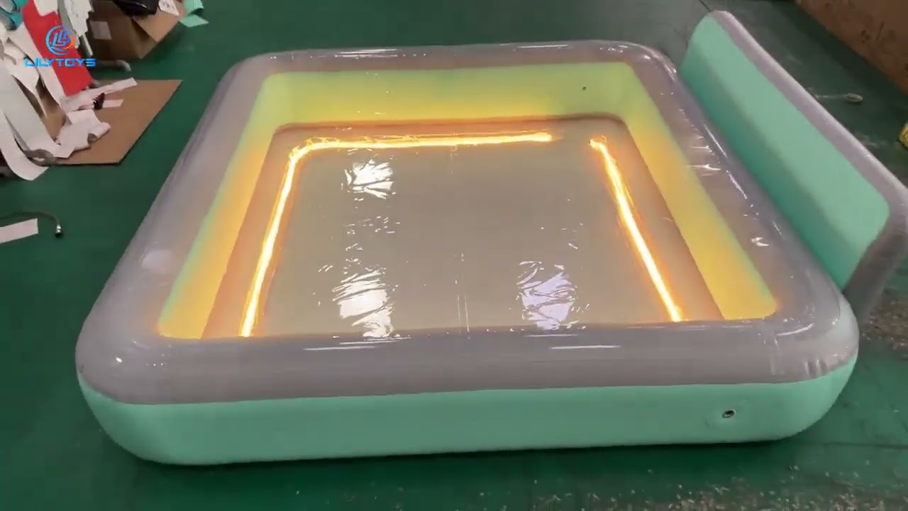Inflatable Pool with LED Light