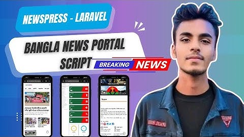 Laravel দিয়ে News Website বানান | Create Bangla News Portal Like BD News
