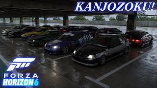Forza Horizon 6 | 12 Kanjo Style Honda Taking Over The Highway Of Japan! | Car Meet & Street Racing screenshot 3