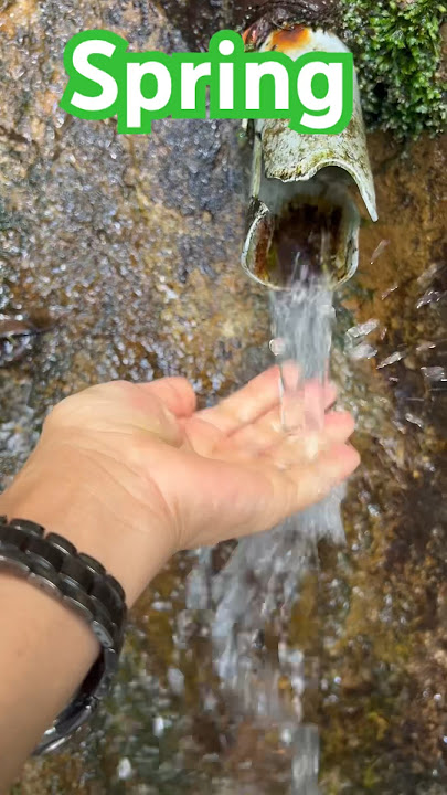 Icy Spring Water in the Peak #shortsyoutube #beautifulhk