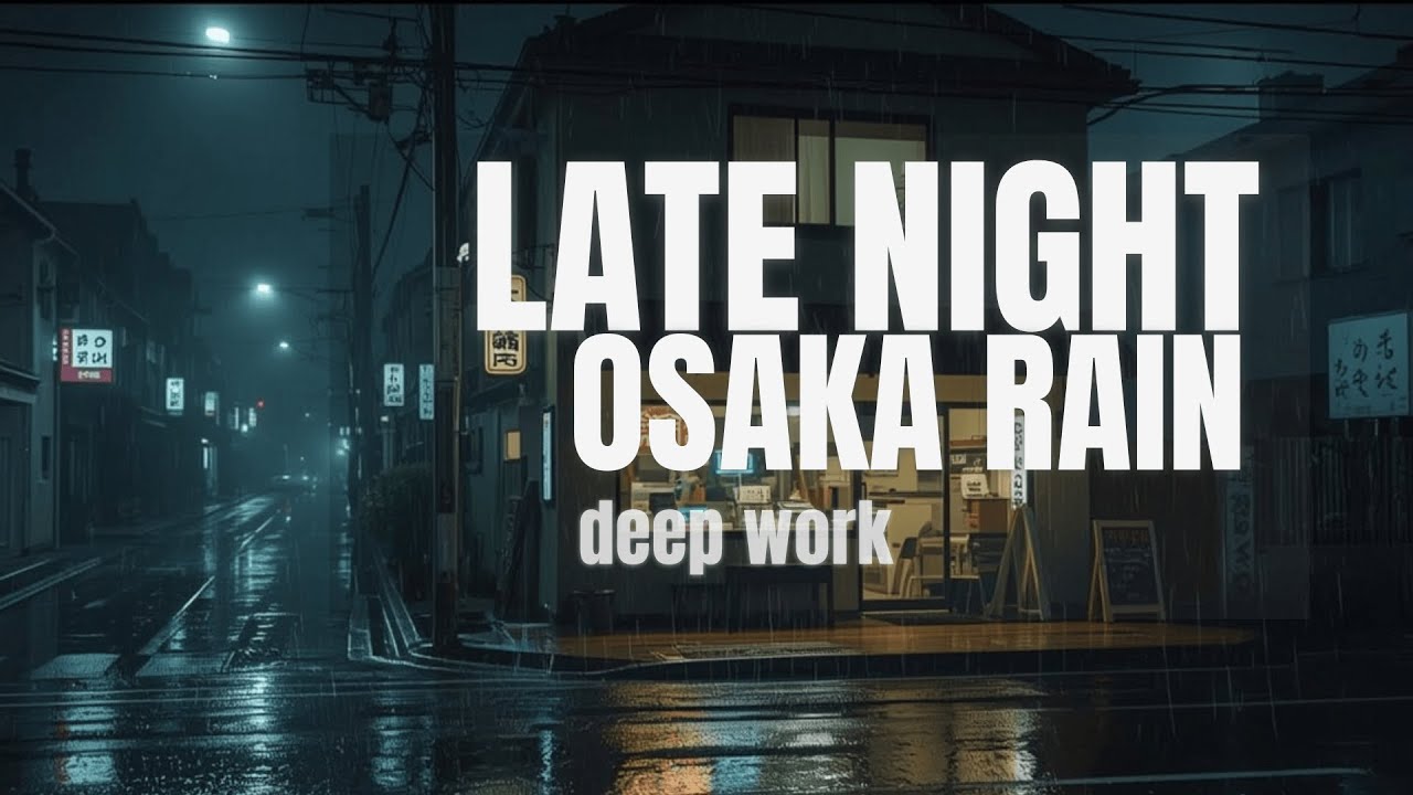 Deep Focus Lofi Tokyo Rain