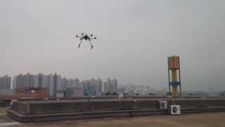 Naja Hexacopter test flight.