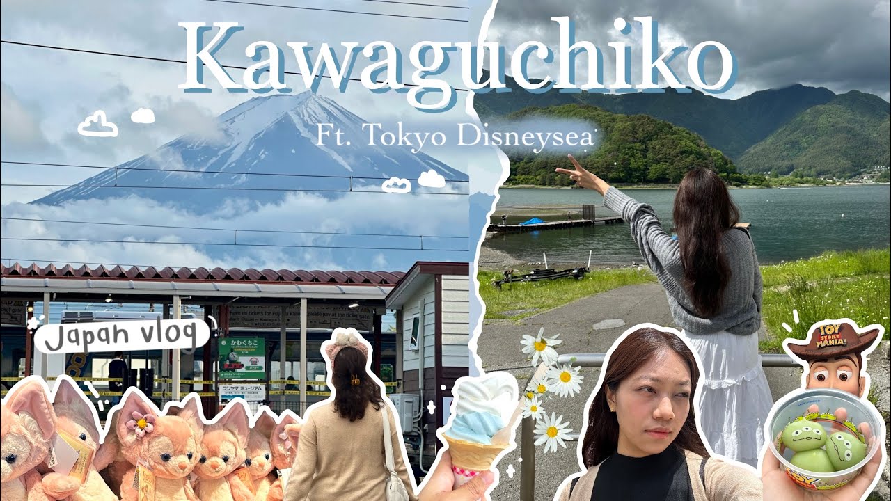 Japan Vlog | Kawaguchiko, Oshino-Hakkai, Mt.Fuji, Tokyo Disneysea 👀💖 | myminuster
