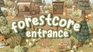 Forestcore island entrance with NO terraforming! \/\/ Animal Crossing New Horizons
