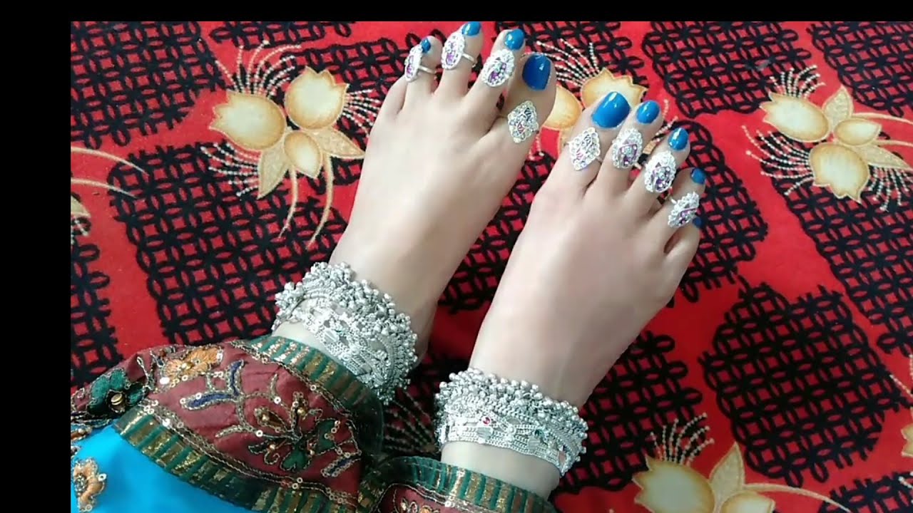 Unique designer kundan pearl anklet with toe ring - Elegant Elements -  2638447