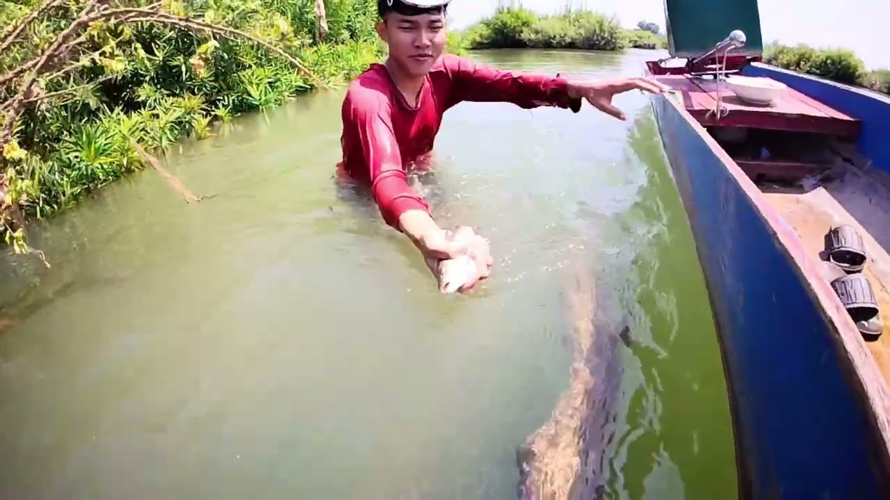 Epที่14￼หาปลาตอนเย็น ໄລ່ມອງ￼