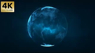 Globe Spinning Background Animation Blue Royalty Free