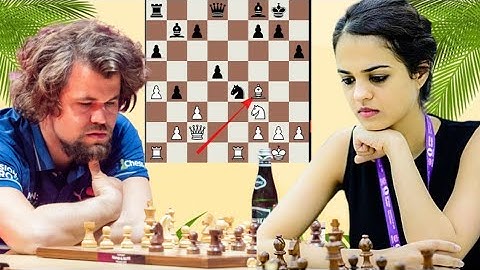 True chess game 207 Tania Sachdev vs Magnus Carlsen