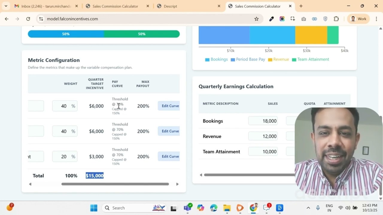 Model Sales Compensation Plans faster with Visual Pay Curves | Free Tool Demo