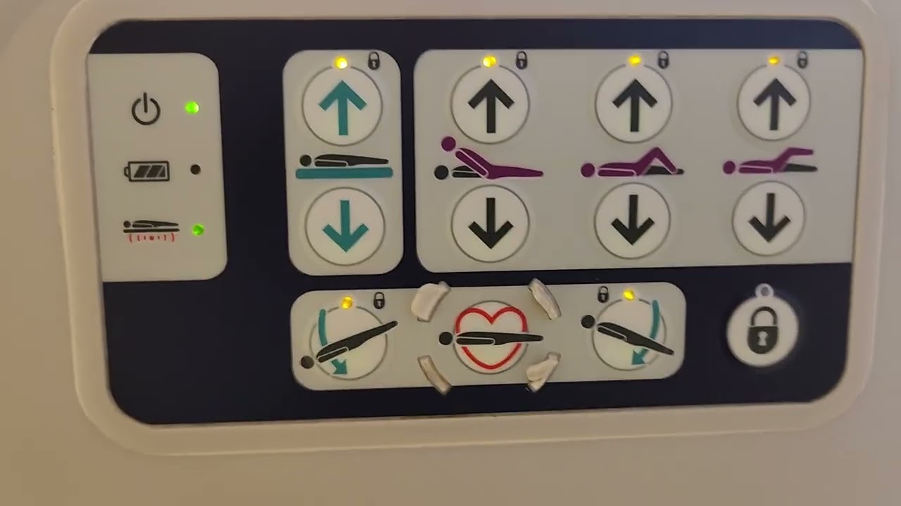 bed locked out buttons, raise/ lower head or foot of bed , ect... how to lock out button controls 