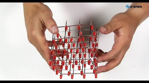 ¿Cómo hacer un Cubo led de 4x4x4 con productos Arduino?