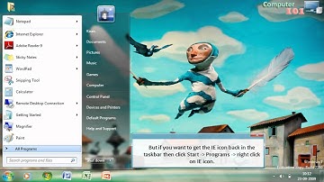 Windows 7 - Unpin an Icon from Taskbar