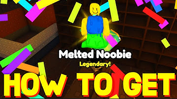 HOW TO GET MELTED NOOBIE in FIND THE NOOBIES MORPHS! ROBLOX!