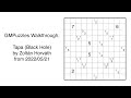 GMPuzzles - 2022/05/21 - Tapa (Black Hole) by Zoltán Horváth