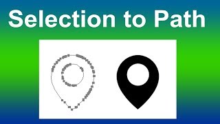 How to Convert Section to Path in Adobe Photoshop CS6 2017