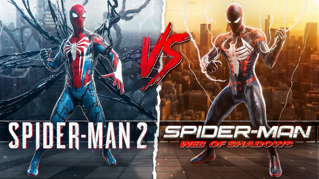 Обзор СРАВНЕНИЕ Marvel's Spider Man 2 vs Web of Shadows