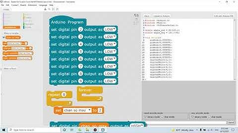 CÙNG HỌC MBLOCK BUỔI 8. ĐIỀU KHIỂN 8 LED ĐƠN