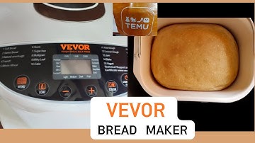HOW TO USE A BREAD MACHINE.VEVOR Bread Maker unboxed. @calabash-green @temu
