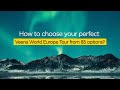 Your guide to choosing the europe tour best suited to you  veena world