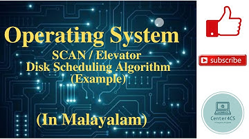 Lec 38 :  SCAN / ELEVATOR Disk Scheduling Algorithm (Example) | OS