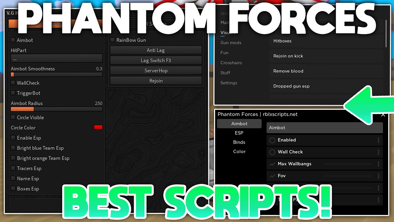 ROBLOX Phantom Forces Script/Hack GUI